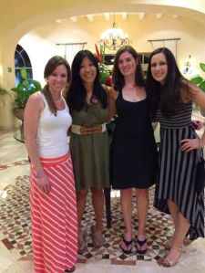 The four of us on the last night